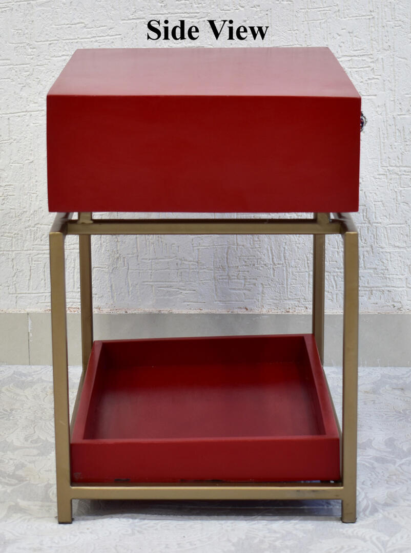 SamDecors-Red EVE Side Table